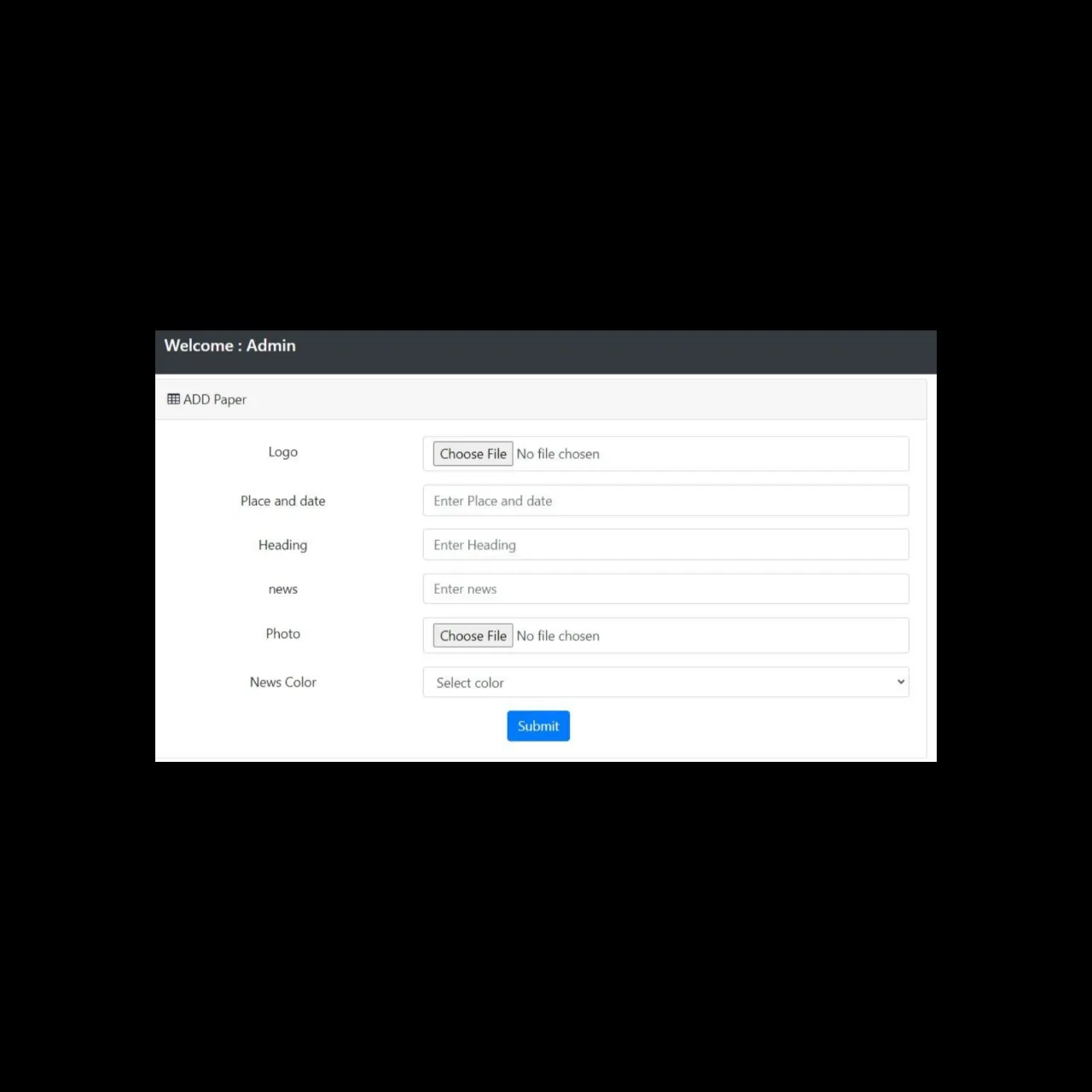 kahaniwala software project screenshot